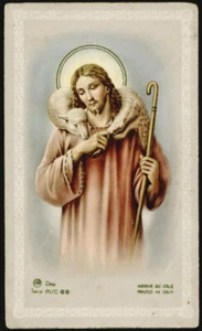 santino-holy card ediz. AR serie M/C n.88 GESU' BUON PASTORE - Picture 1 of 1