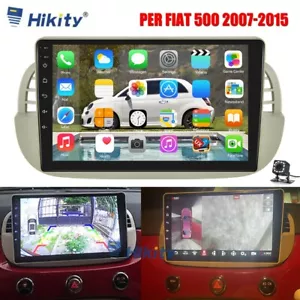 9" Android Autoradio navigatore Per FIAT 500 ABART 595 2007-2015 GPS NAVI WI-FI - Foto 1 di 12