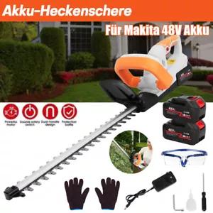 Akku Heckenschere Strauchschere inkl. 2 Akku und Ladegerät for 48V Makita Akku - Bild 1 von 14