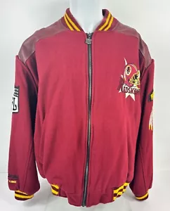 Giacca Washington Redskins 1988 Campri Fullzip Varsity con piastra Super Bowl XXII - Foto 1 di 18