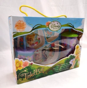 Juego de vajilla Disney Fairies TinkerBell de 5 piezas nuevo en caja - Imagen 1 de 3
