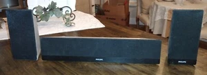 Juego de altavoces frontales derecho/izquierdo/centro de sonido envolvente de cine en casa Philips CS 3544E - Imagen 1 de 10