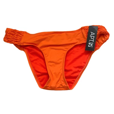 NUEVO Apt 9 Mujer Bikini Parte Inferior Traje de Baño Talla L Naranja Cobertura Completa Foto 1 de 4