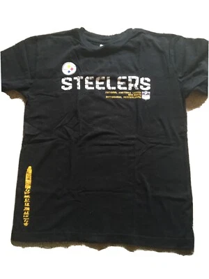 Camiseta NEGRA De Colección Reebok Grande NFL PITTSBURGH STEELERS Liga Nacional de FÚTBOL Foto 1 de 4
