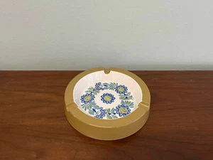 Vintage MCM HH Norway Decorative Floral Ashtray Bowl - Picture 1 of 11
