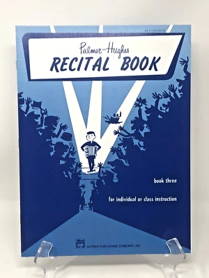 Livro de recitais de curso de acordeão Palmer-Hughes livro 3 para indivíduo ou classe - Imagem 1 de 2