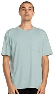 Volcom Solid Pocket SS T-Shirt - Chambray - New - Picture 1 of 1