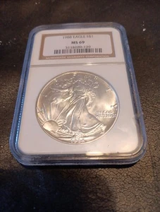 Graded From Ngc 1988 Egele 1$ Liberty Coin GRADED COIN - Picture 1 of 4