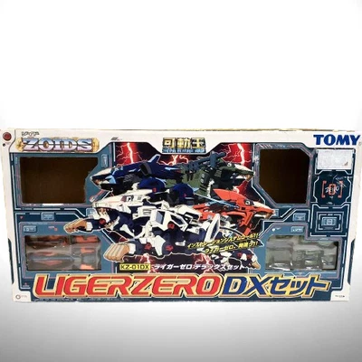 Tomy ZOIDS KZ-01DX LIGER ZERO DX Deluxe Set Schneider Jager Panzer Unit Used JP - Image 1 of 4