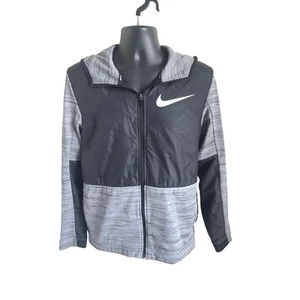 Mens Nike Jacket Dri-Fit Size Small Black and Grey Lightweight Moisture Wicking - Picture 1 of 5
