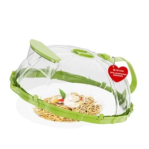 Mikrowellen-Spritzerabdeckung für Lebensmittel: 10" Klar Mikrowellenabdeckung mit Wasserdampf... - Bild 1 von 8