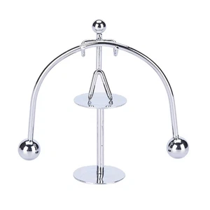 Weightlifter Gadget Perpetual Motion Desk Art Toy Gift Office Decor .“iy - Picture 1 of 12