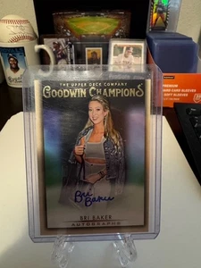 Bri Baker 2021 Upper Deck Goodwin Champions On Card Auto RC - Picture 1 of 2