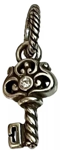 Brighton Silver Key Pendant Magic Love Charm Amulet Memory Dream Maker Vintage - Picture 1 of 15