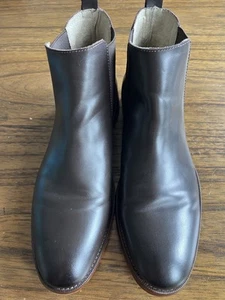 Banana Republic Chelsea Leder Stiefel Chesnut Braun Herren Größe 10 - Bild 1 von 6