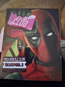 Fight Club Blu Ray Deadpool Photobombed Slipcover Walmart Brand New Sealed OOP - Picture 1 of 2