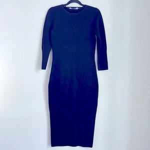 ANTHRO TY-LR Strick Langarm Body auf sexy Form tailliert Midikleid Gr. S - Bild 1 von 6