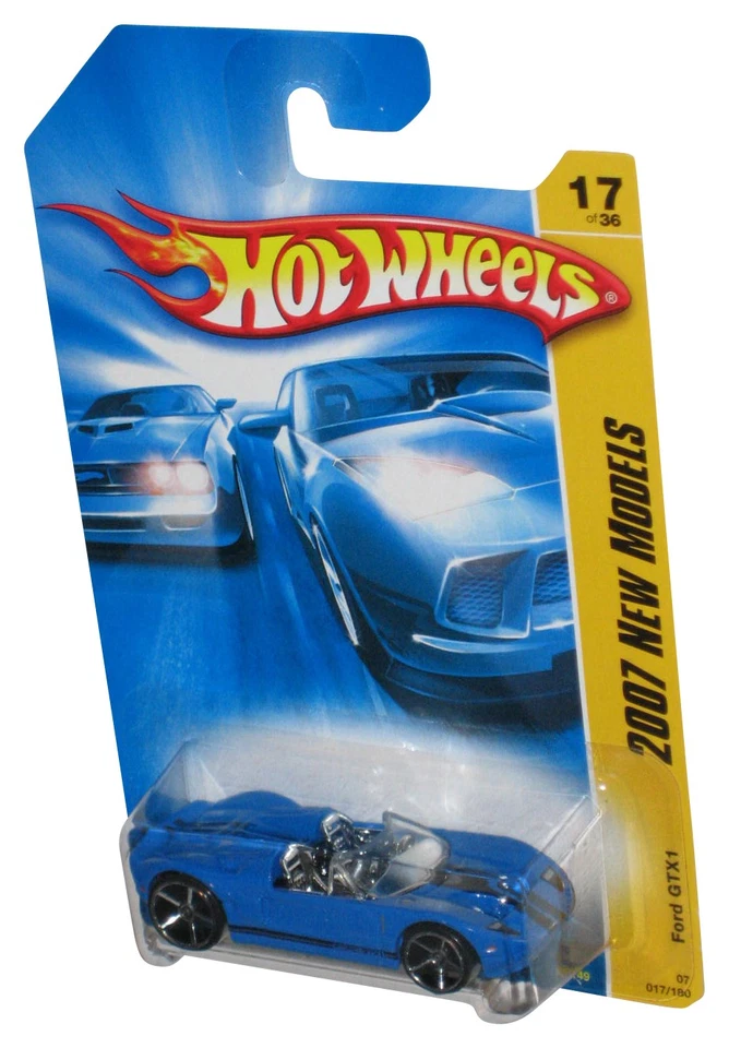 Hot Wheels 2007 New Models Ford GTX1 Blue Toy Car 017/180 - Image 1 of 1