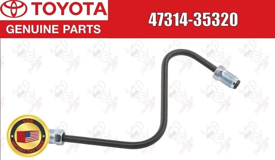 Toyota OEM Right Front Brake Tube NO.4 47314-35320 for 4Runner - Imagem 1 de 4