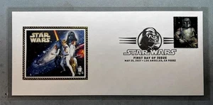 STAR WARS / USPS 1. TAGESAUSGABE BOBA FETT GESTEMPELT BRIEFUMSCHLAG (DATUM 25.05.2007) NEU * - Bild 1 von 2