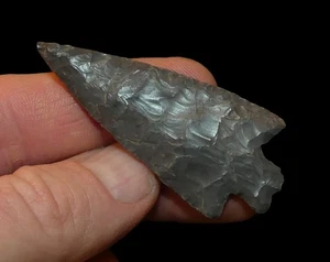 SALMON RIVER FISHTAIL WASHINGTON INDIAN ARROWHEAD ARTIFACT COLLECTIBLE RELIC - Picture 1 of 9