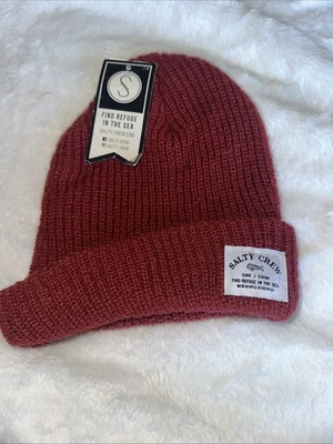 SALTY CREW Beanie ALPHA BEANIE - Red - One Size - NWT - LAST ONE LEFT - Image 1 of 2
