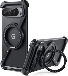 Case For Google Pixel 9 Pro XL Magnetic Aluminium Alloy Metal Bracket Cover - Picture 1 of 13