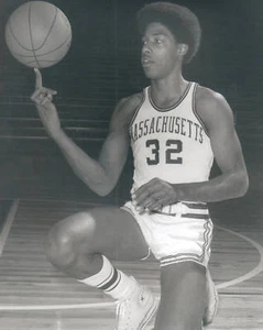 JULIUS "DR J" ERVING  MASSACHUSETTS  VINTAGE ACTION 8x10 - Picture 1 of 1