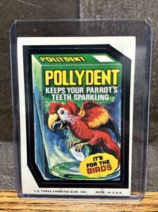 1974 Wacky Packages Series 12 ROBOT BURNS Tan Back - Picture 1 of 2