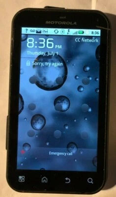 Motorola Defy Black MB525 (T-Mobile) MINT Used RESTRICKED PROPERTY NOT FOR SALE  - Image 1 of 3