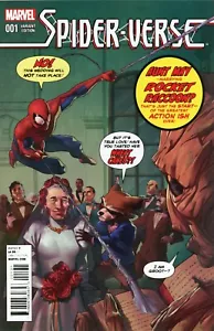 SPIDER-VERSE #1 Marvel Comics 2014 Rocket Raccoon & Groot Variant Cover B - Picture 1 of 2