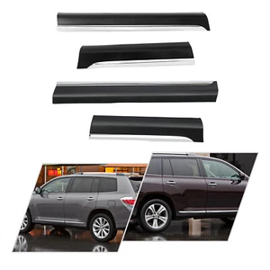 Fit 11-13 Toyota Highlander Left+Right Front Rear Door Lower Molding Trim Panel - Picture 1 of 20