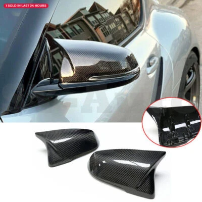 Replace Real Carbon Ox Horn Side Mirror Cover Cap for Toyota Supra A90 A91 2020+ Foto 1 de 4