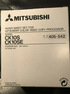 MITSUBISHI CK10S-CK10SE PAPER SHEET SET FOR COLOR VIDEO COPY PROCESSOR - Picture 1 of 1