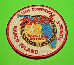 MARCO ISLAND FLORIDA 2004 FL D.A.R.E. PARCHE POLICÍA 4" ENVIO GRATIS!!! - Imagen 1 de 1