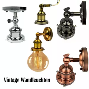 Retro lamp vintage wall lights wall lamp E27 wall spot design 240V - Bild 1 von 26