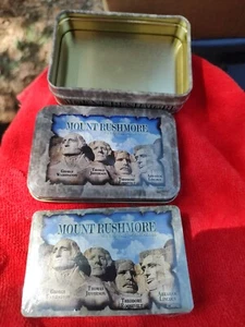 Playing Cards - MOUNT RUSHMORE NATIONAL MEMORIAL w/ Hard Tin Case -Sealed - Picture 1 of 7