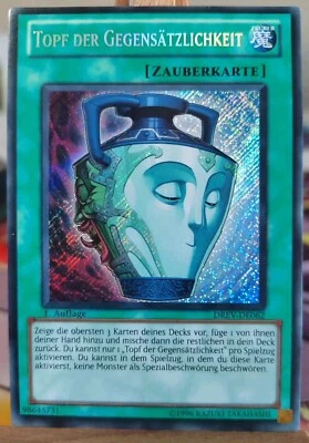 TOPF DER GEGENSÄTZLICHKEIT - DREV-DE062 Secret Rare / 1. Auflage Near Mint  - Bild 1 von 4