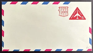 US 1969 Mint Air Post Stamped Envelope UC41 Surcharged 8c + 2c Red - Picture 1 of 2