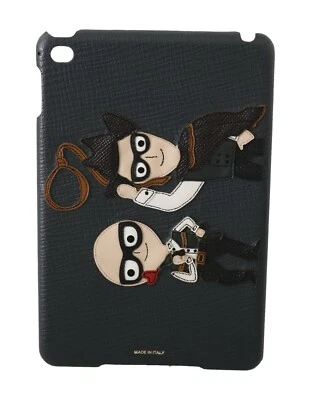 DOLCE & GABBANA Tablet Fitted Case Leather Designer Cowboy Patch iPad mini $500 - Image 1 of 4
