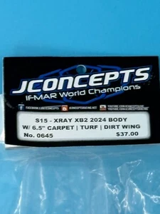 Jconcepts S15 Buggy Body for XRAY XB2 2024 w/ Carpet/ Turf/Dirt Wing 0645 - Picture 1 of 3