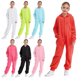 Kids Girls Bodysuit Holiday Rompers Party Coveralls Christmas Jumpsuit Fall - Picture 1 of 42