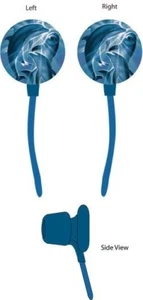 Lot of 3 Dolphins Ear Buds In-Ear Digitat Concepts DCDD203 Blue Headphones - Picture 1 of 5