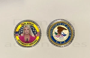 Pres. Trump PAM BONDI Attny General Cabinet / Staff Neuheit Münze - alle erhalten - Bild 1 von 1