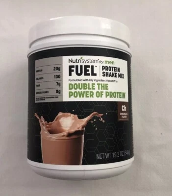 Nutrisystem FUEL Protein Shake Mix Chocolate 20g Protein Og Sugar 130cal YUMMY!! - Image 1 of 4