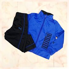 puma boys 2 pc blue track jacket + pants set 18M EUC * OBO