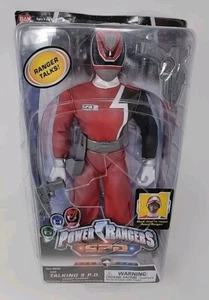 Power Rangers SPD 2004 12" Talking Red Ranger Bandai Face Reveal S.P.D. 20100 - Imagen 1 de 24