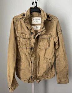 Abercrombie & Fitch Vintage Khaki Sawtooth? Jacket Men’s XL Y2K - Picture 1 of 14