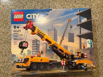 Lego City 60409 Amarillo Móvil Construcción Grúa Caja Sellada Foto 1 de 3