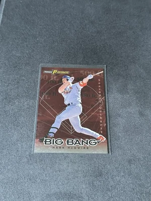 Mark McGwire 1998 Pinnacle Performers Big Bang Season Outburst sin número de serie Foto 1 de 2